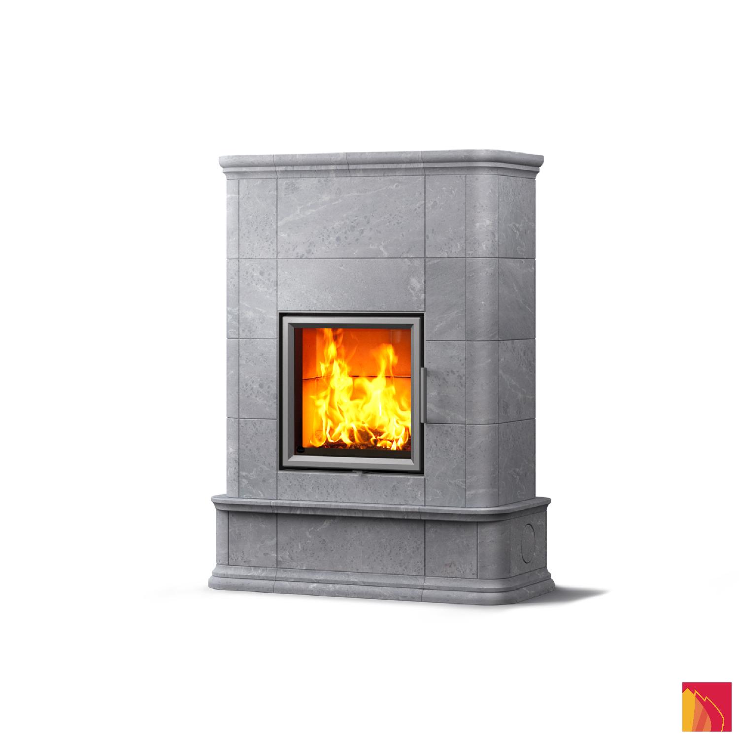 Tulikivi AKKO Soapstone mass wood stove